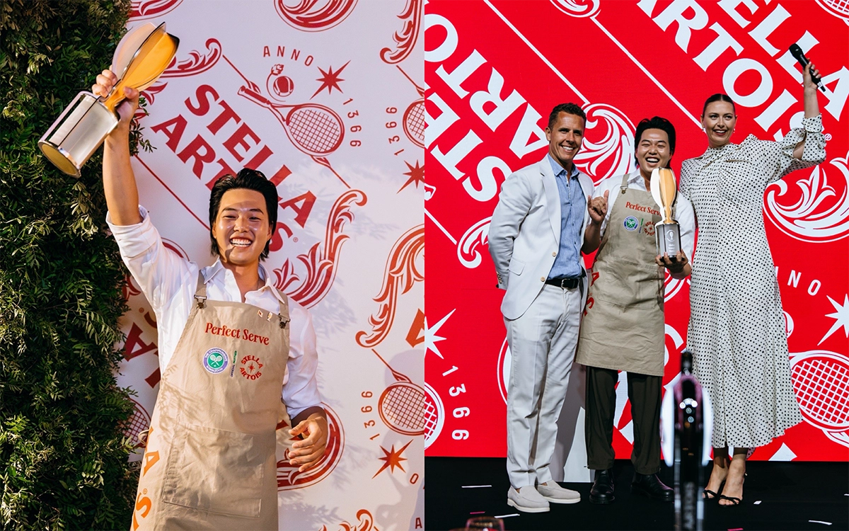 스텔라 아르투아 '2025 퍼펙트 서브 어워즈' 우승한 조영준 한국 대표 스텔라 아르투아 2025 퍼펙트 서브 어워즈에 한국 대표 조영준이 우승 트로피를 들고 환하게 웃고 있습니다.